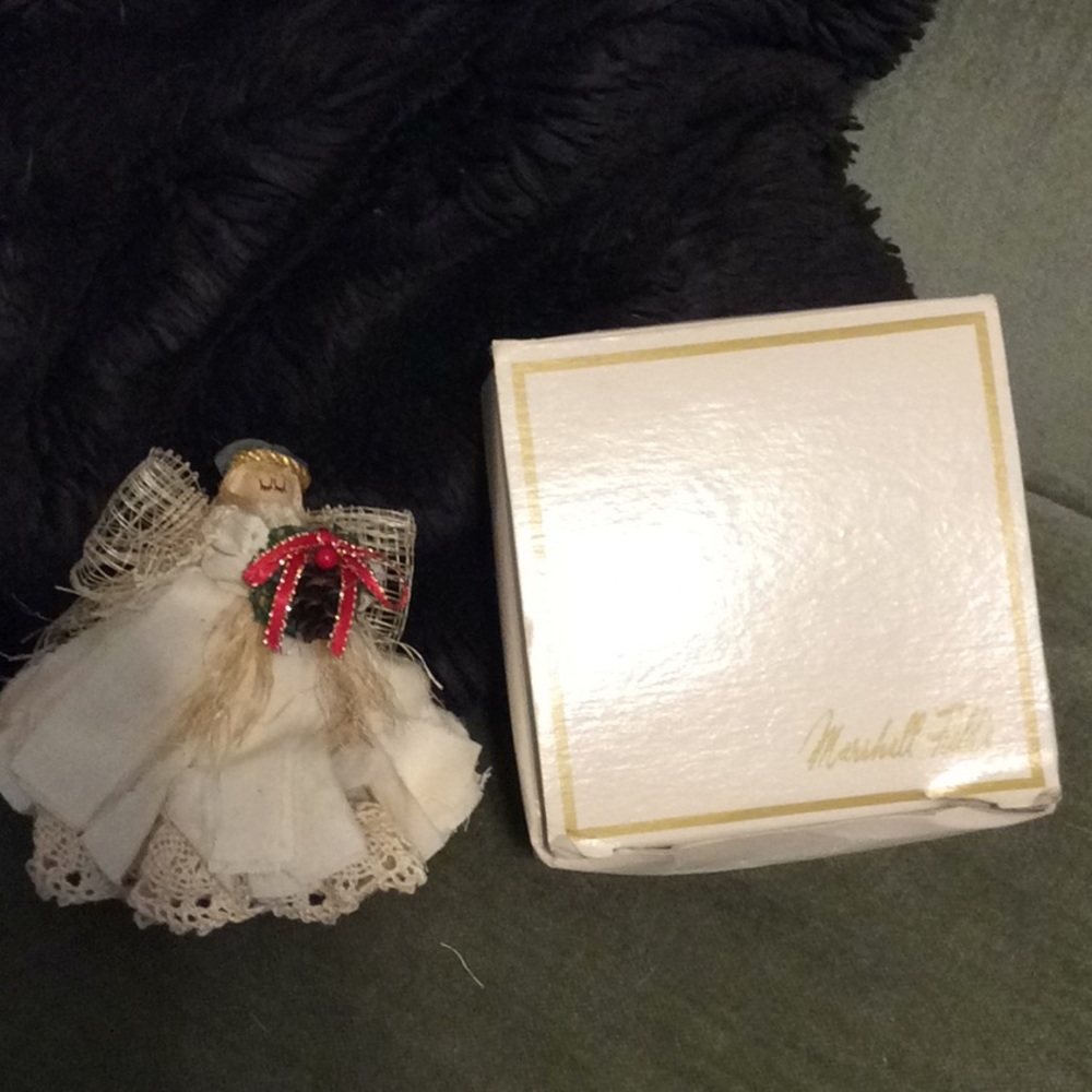 Vintage Marshall Fields Angel Ornament with Box